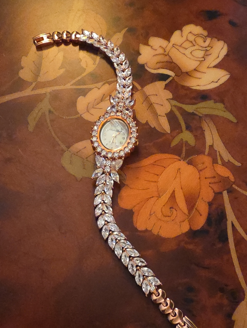 Bella Luce 18K Rose Gold Over Sterling Silver Watch